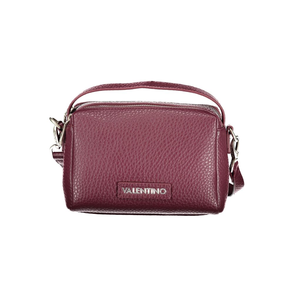 Mario Valentino Rosso Poliuretano Womens Bag with Adjustable Shoulder Strap