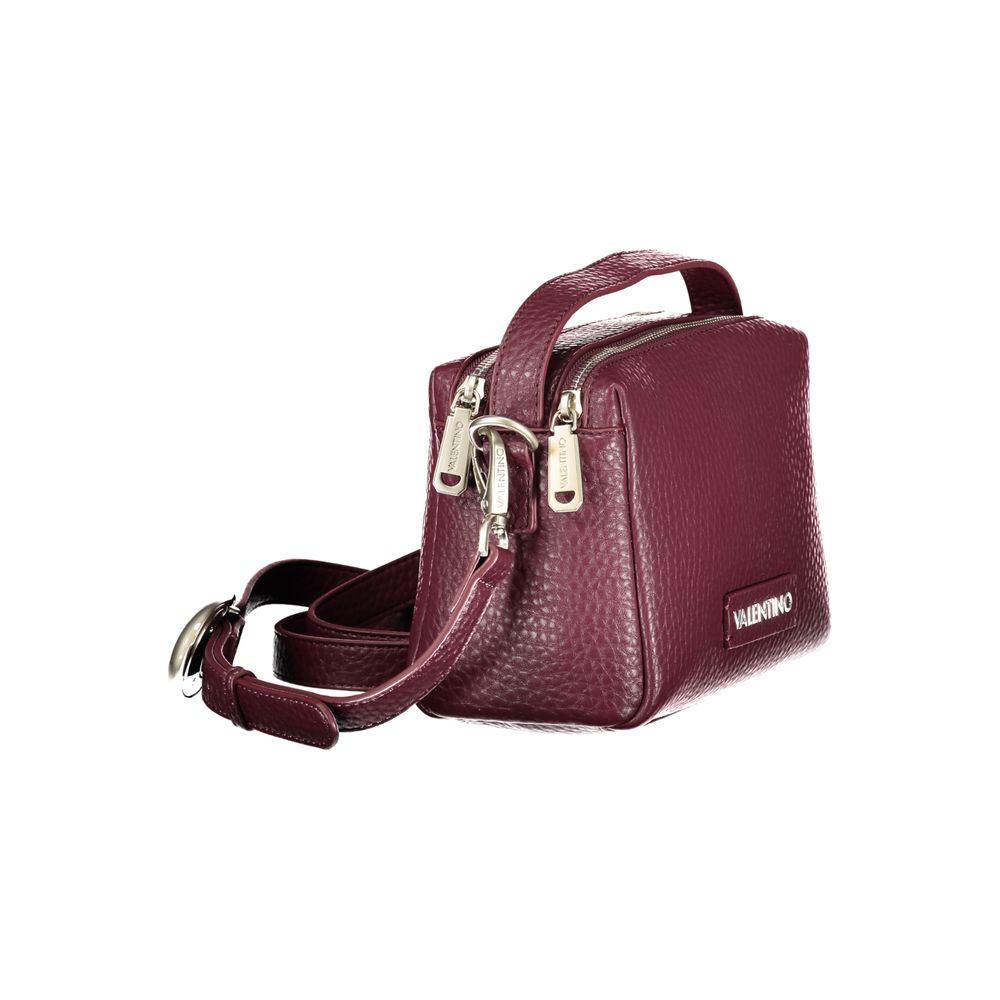 Mario Valentino Rosso Poliuretano Womens Bag with Adjustable Shoulder Strap