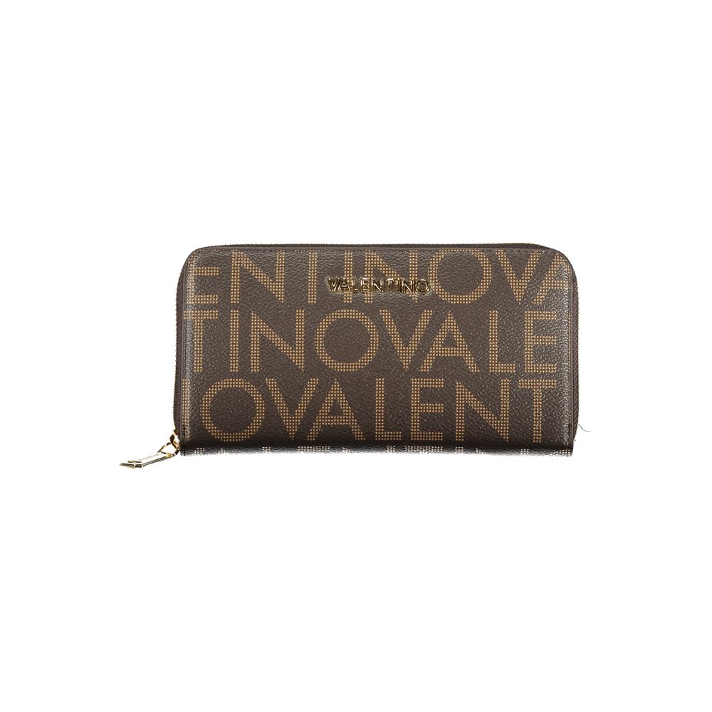 Mario Valentino Brown Polyurethane Women's Wallet