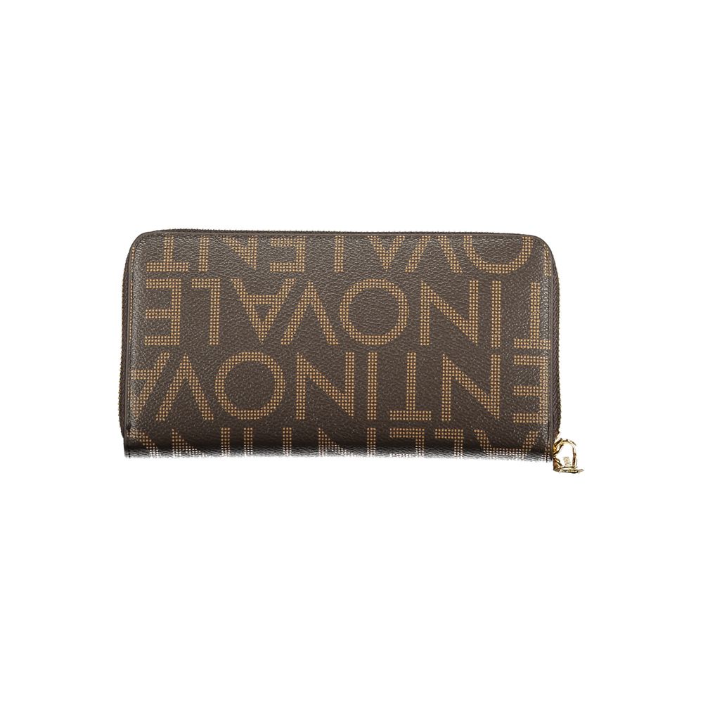 Mario Valentino Brown Polyurethane Women's Wallet