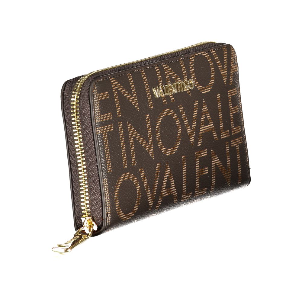 Mario Valentino Brown Polyurethane Women's Wallet