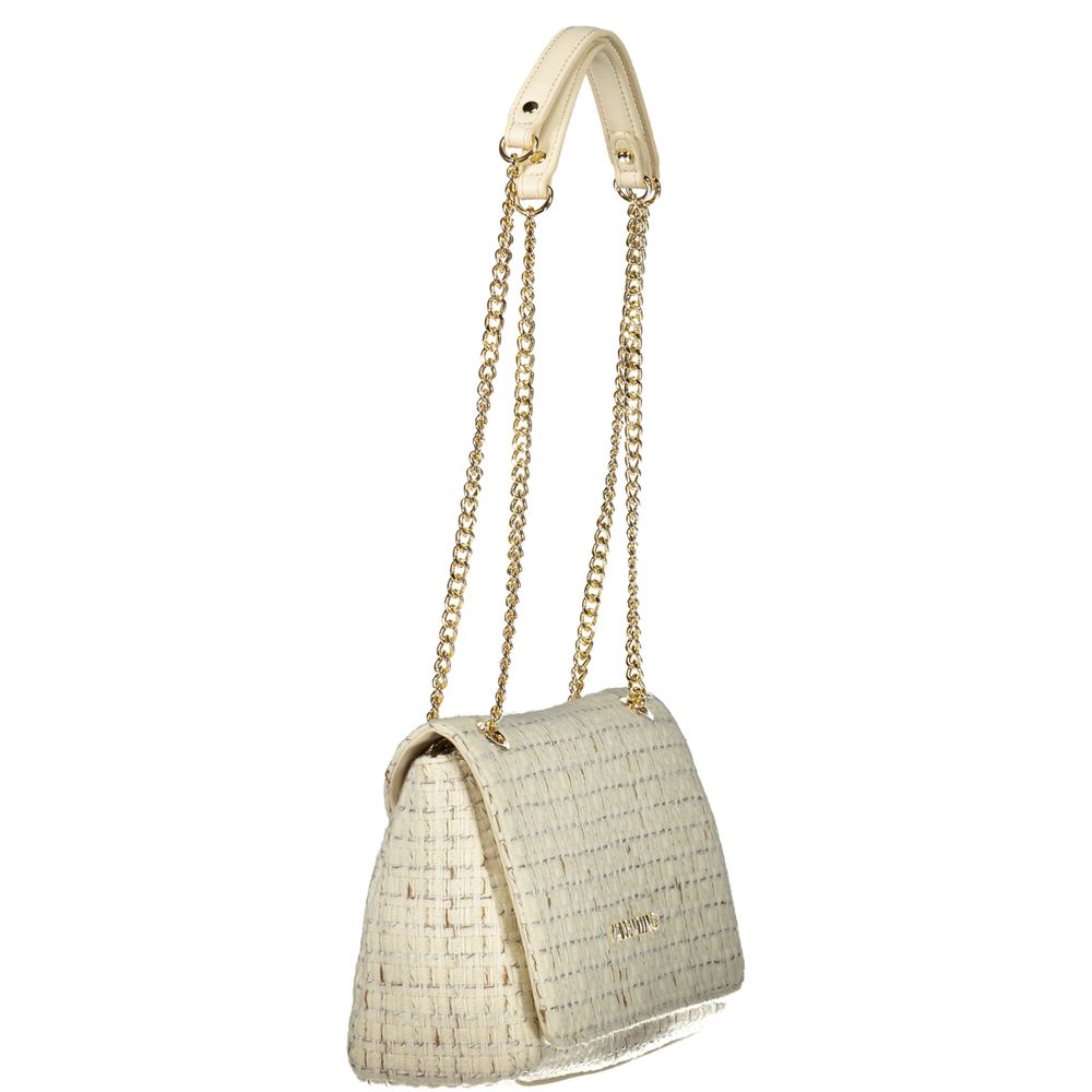 Mario Valentino Bianco Polyester Women's Bag