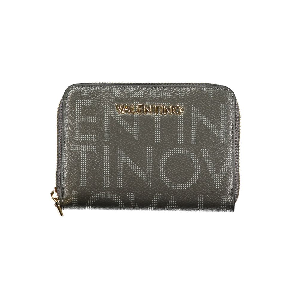 Mario Valentino Black Polyurethane Women's Wallet
