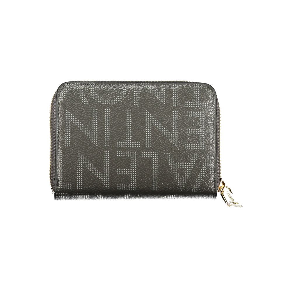 Mario Valentino Black Polyurethane Women's Wallet
