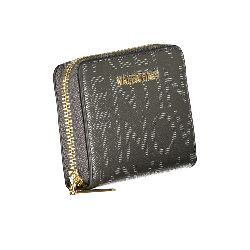 Mario Valentino Black Polyurethane Women's Wallet