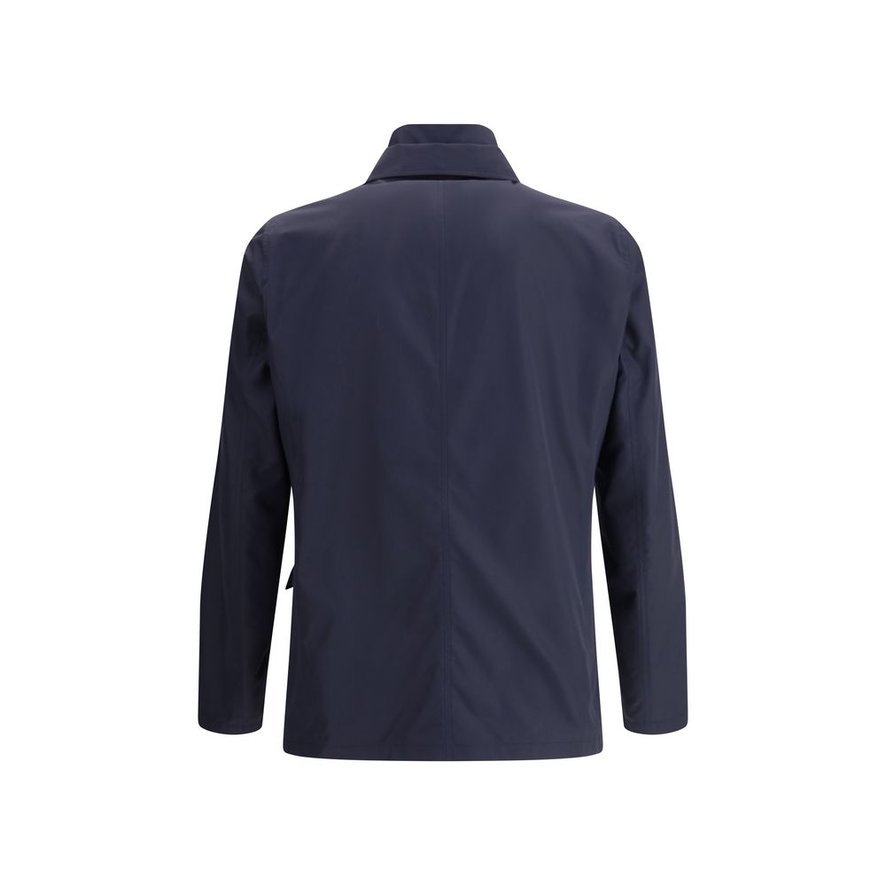 Herno Blue Polyester Jacket
