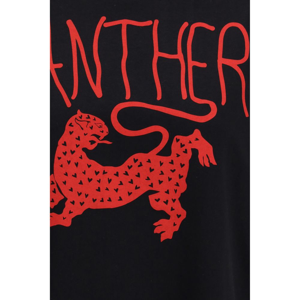 Valentino Garavani Black Cotton T-Shirt