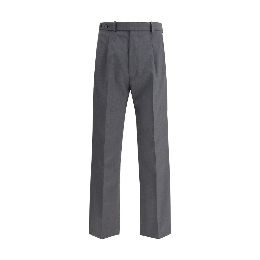 Prada Gray Wool Oves Aries Dress Pants