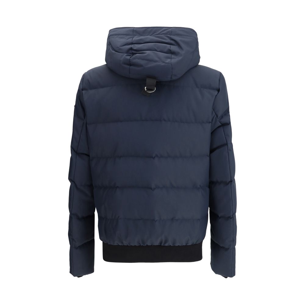 Moose Knuckles Blue Polyester Bomber
