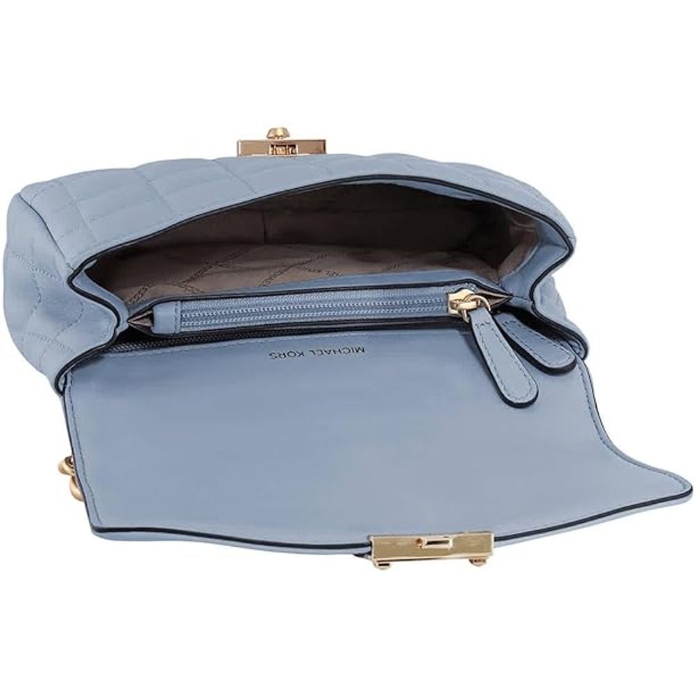 Michael Kors Blue Leather Handbag