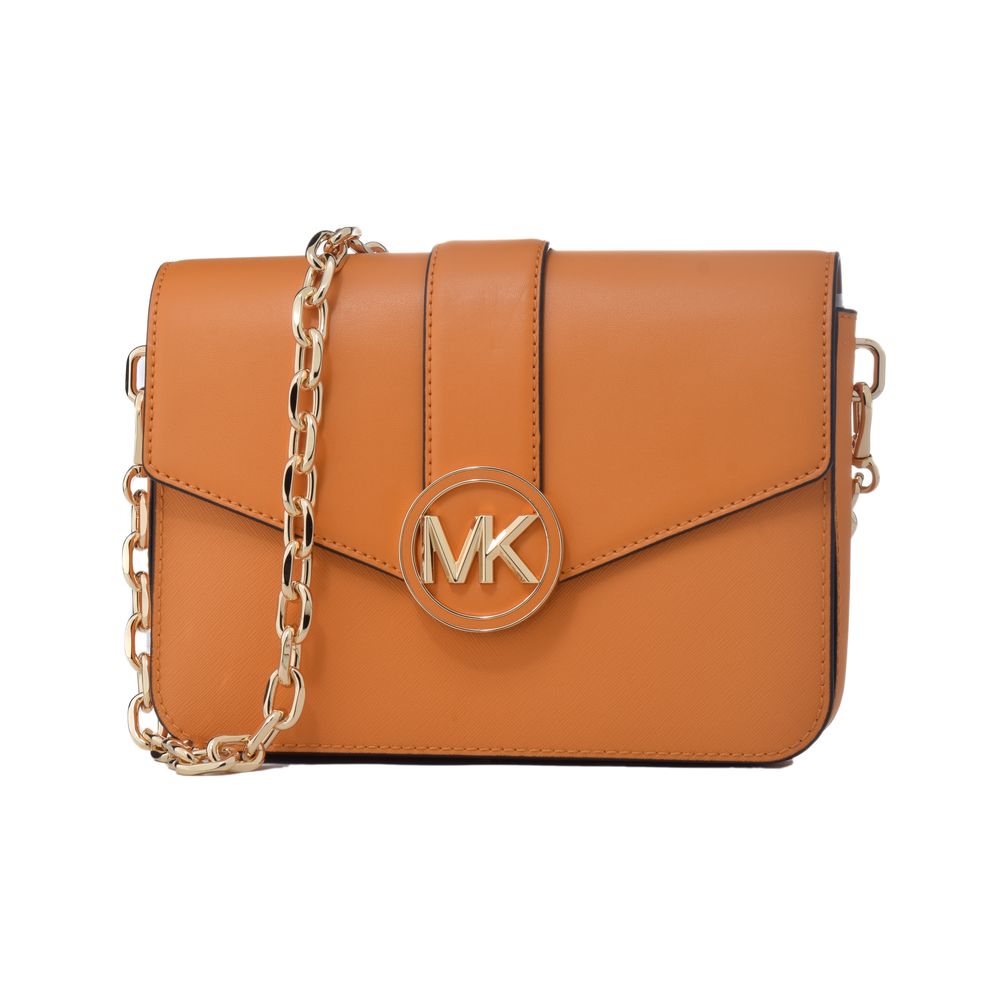 Michael Kors Orange Leather Handbag