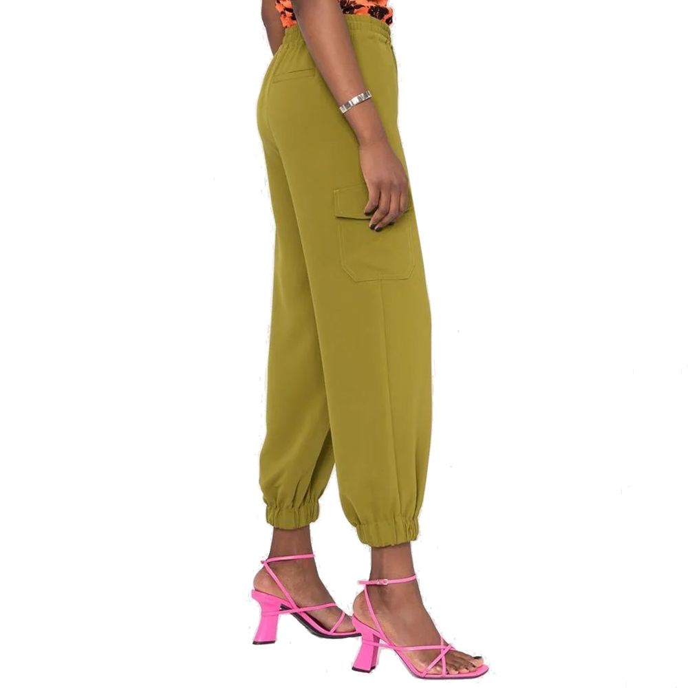 BLANCA VITA Bicolor Elastane Casual Pants