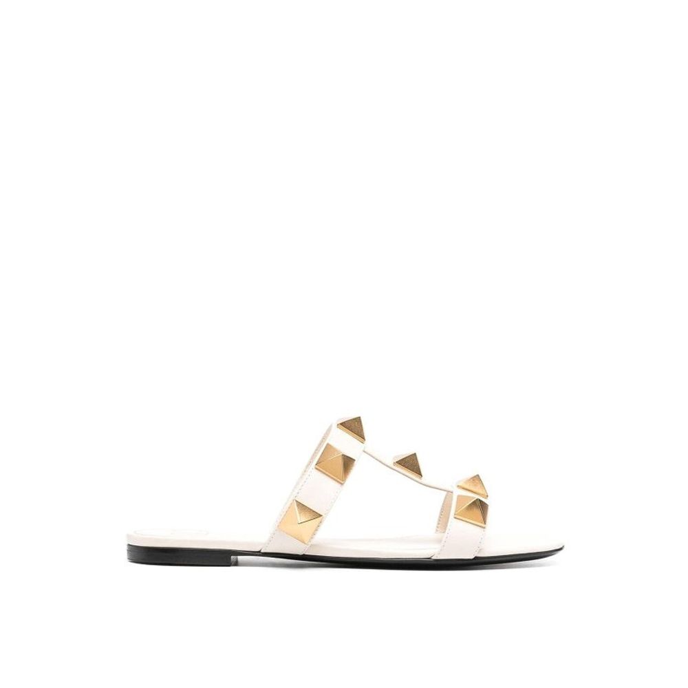 Valentino Garavani White Calfskin Sandals