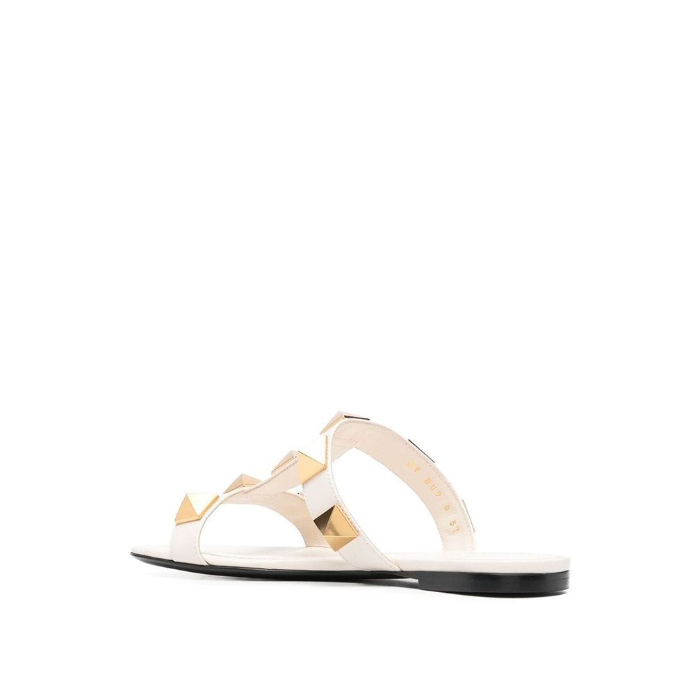 Valentino Garavani White Calfskin Sandals