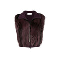 Fabiana Filippi Gray Merino Wool Sleeveless Jacket