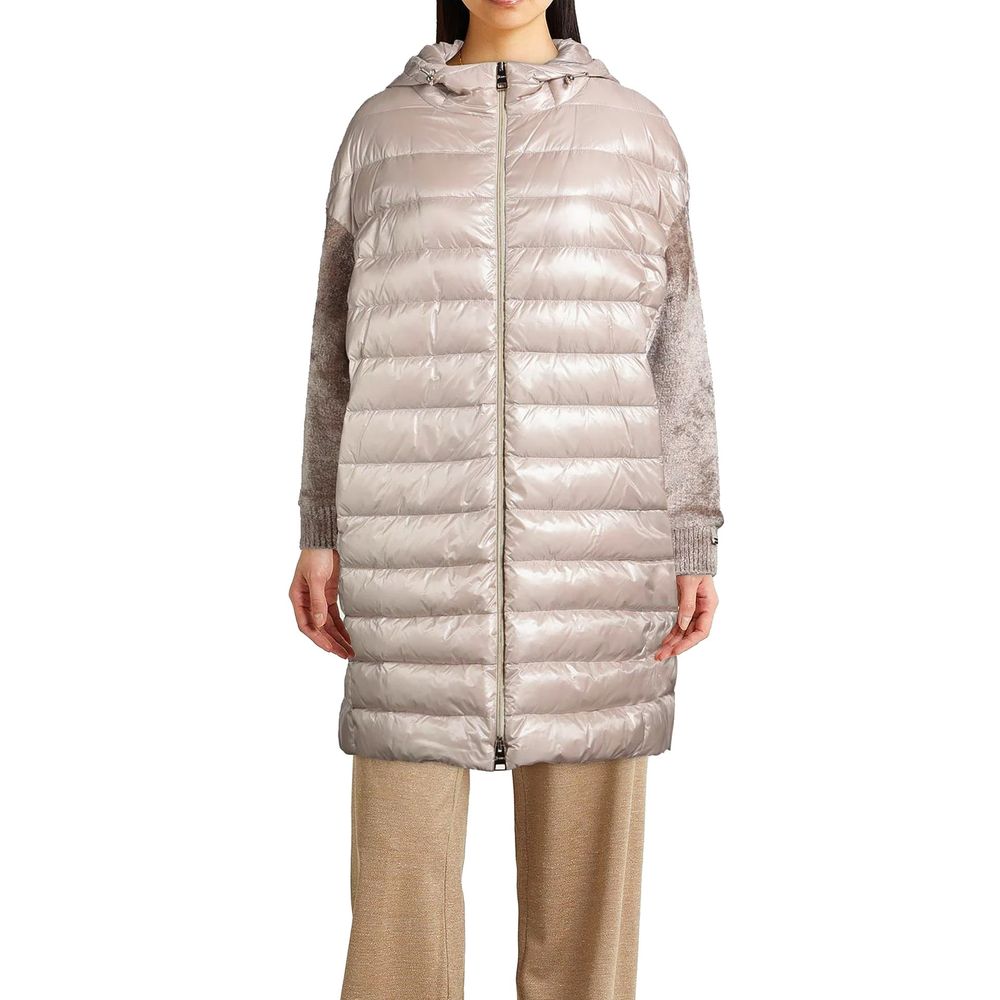 Herno Beige Polyamide Coat