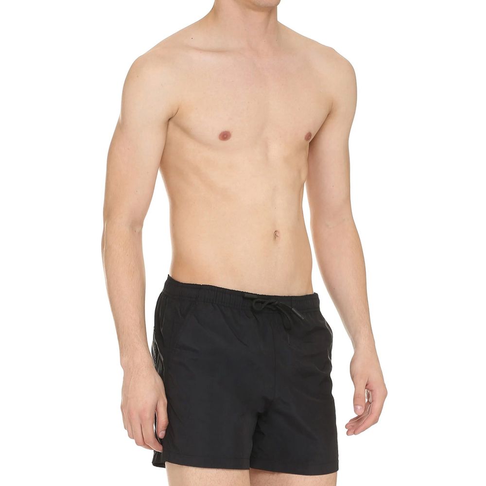 Marcelo Burlon Black Polyamide Swim Shorts