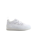 Moncler White Calfskin Athletic Sneakers