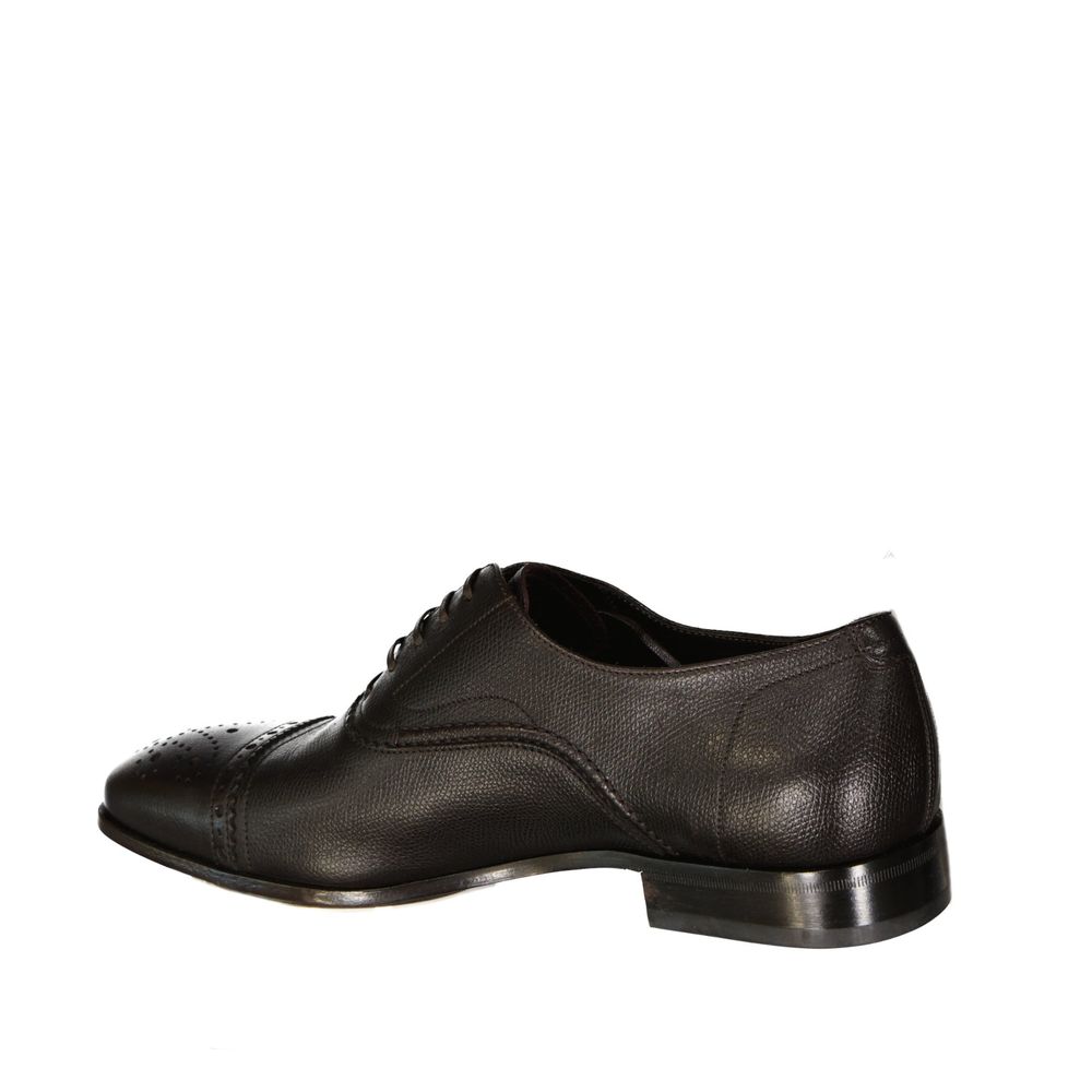 Salvatore Ferragamo Brown Calfskin Shoes