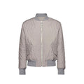 Salvatore Ferragamo Gray Polyester Bomber