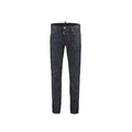 Dsquared² Blue Cotton Straight-Leg Jeans