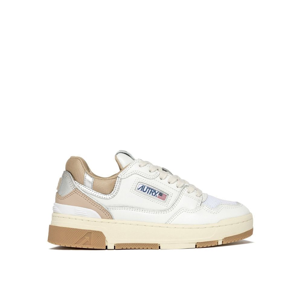 Autry White Leather Sneakers