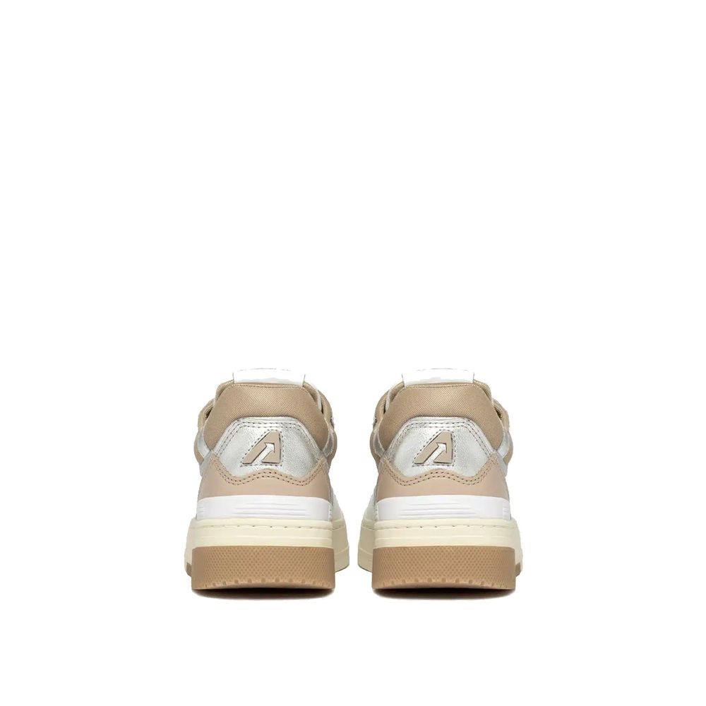 Autry White Leather Sneakers