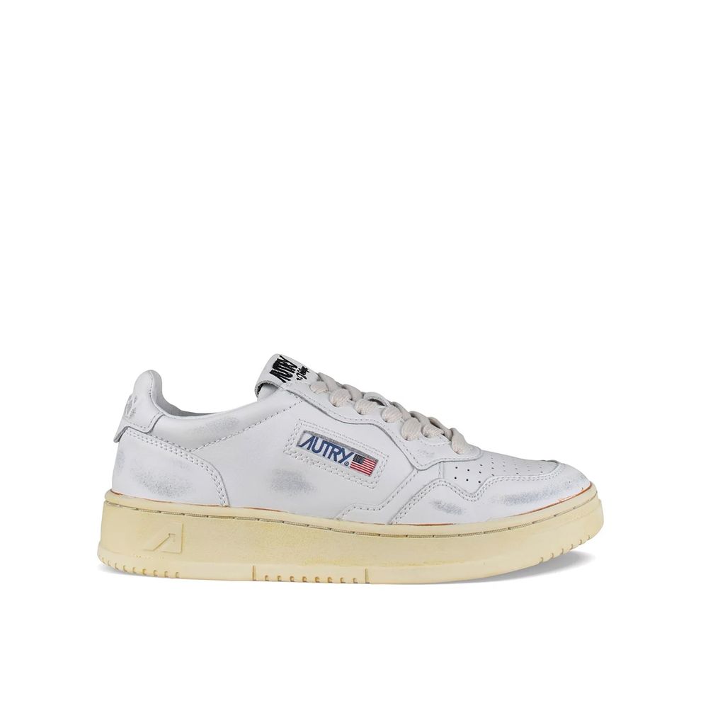 Autry White Leather Sneakers