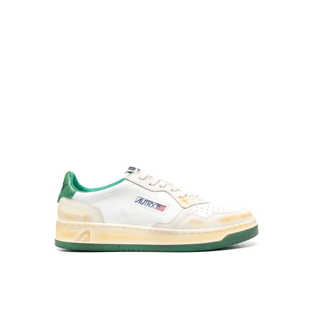 Autry White Leather Sneakers