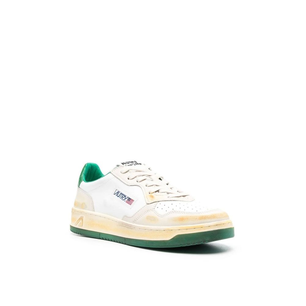 Autry White Leather Sneakers