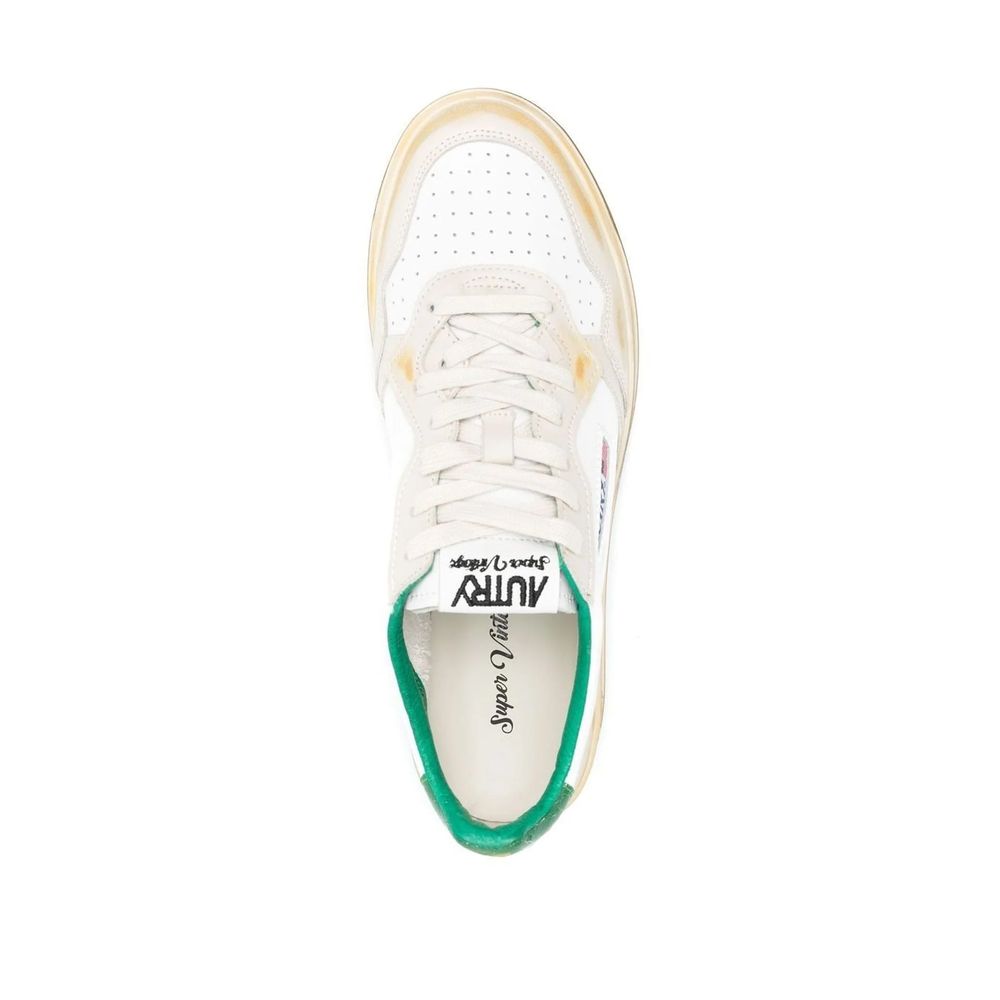 Autry White Leather Sneakers
