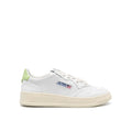Autry White Leather Low Top Sneakers