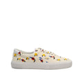 Saint Laurent White Canvas Sneakers