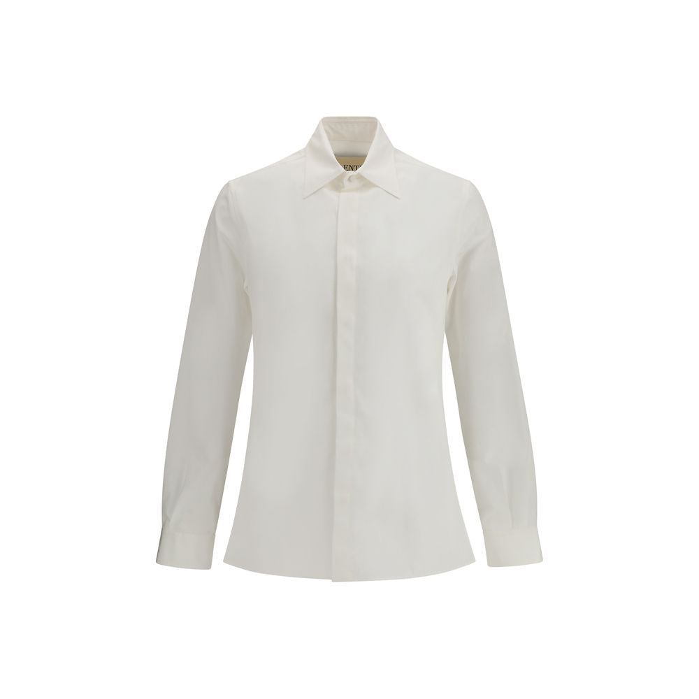 Valentino Garavani White Cotton Dress Shirt