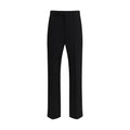 Valentino Garavani Black Wool Oves Aries Dress Pants