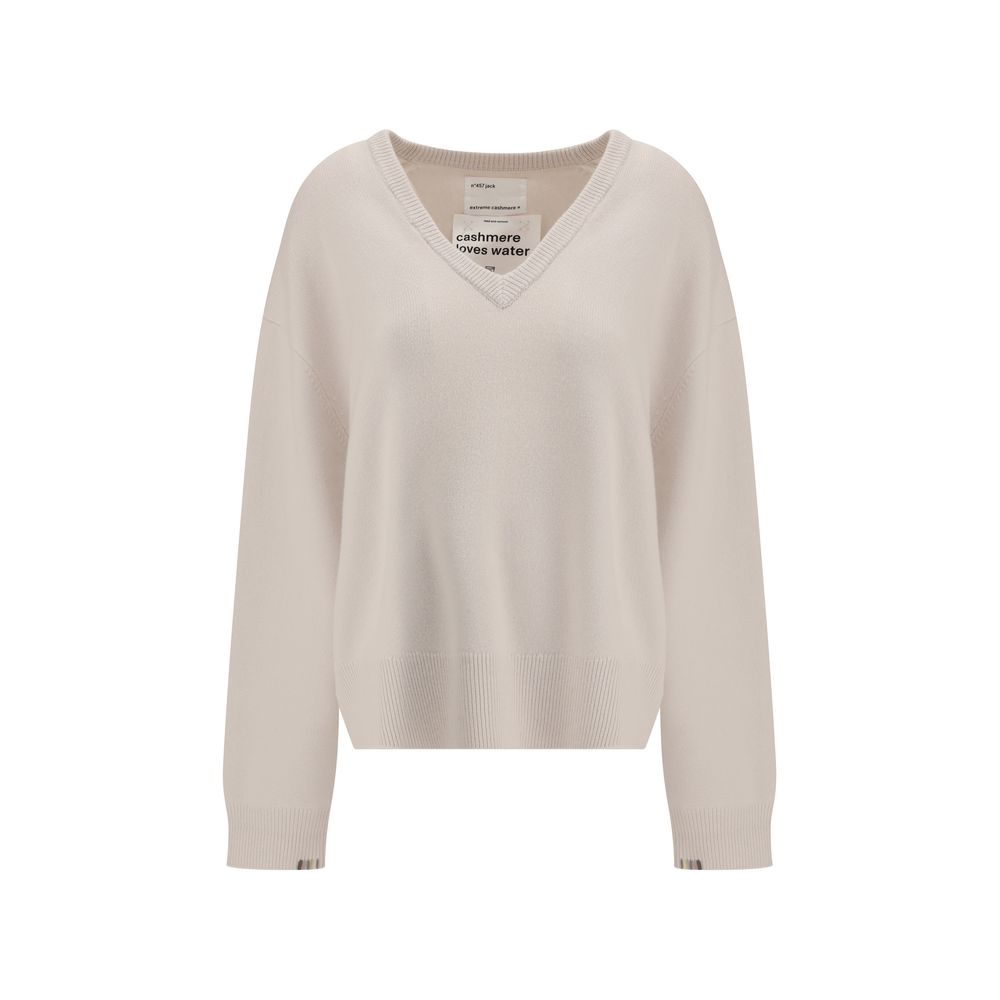 Extreme Cashmere Beige Cashmere Sweater