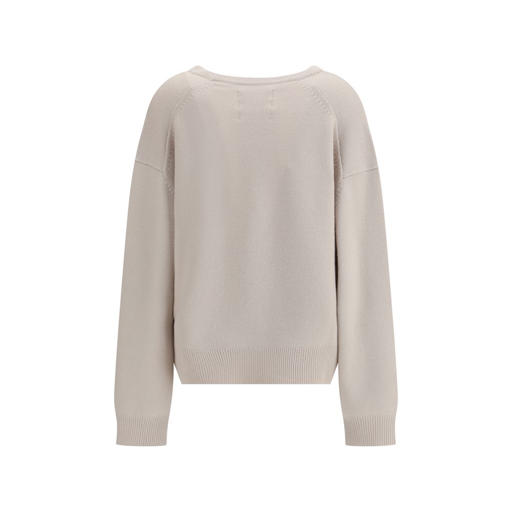 Extreme Cashmere Beige Cashmere Sweater