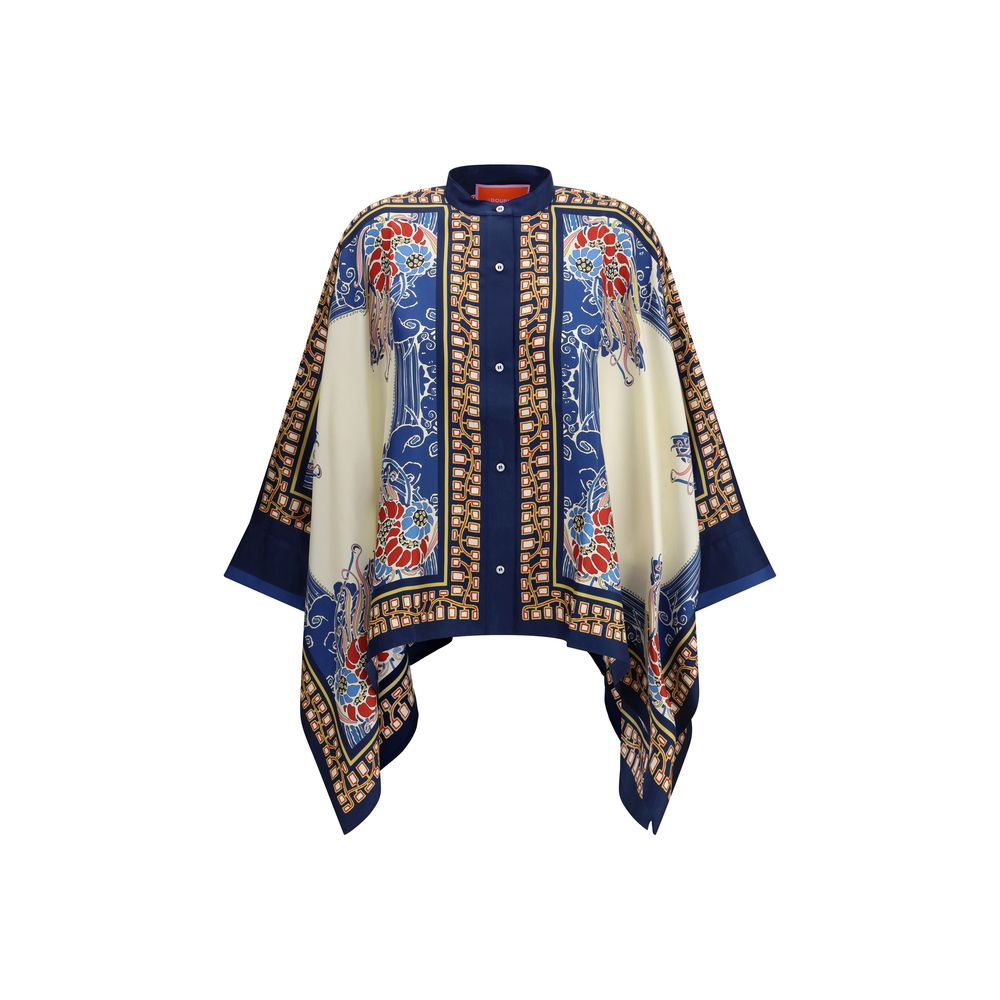 La Double J Multicolor Silk Shirt