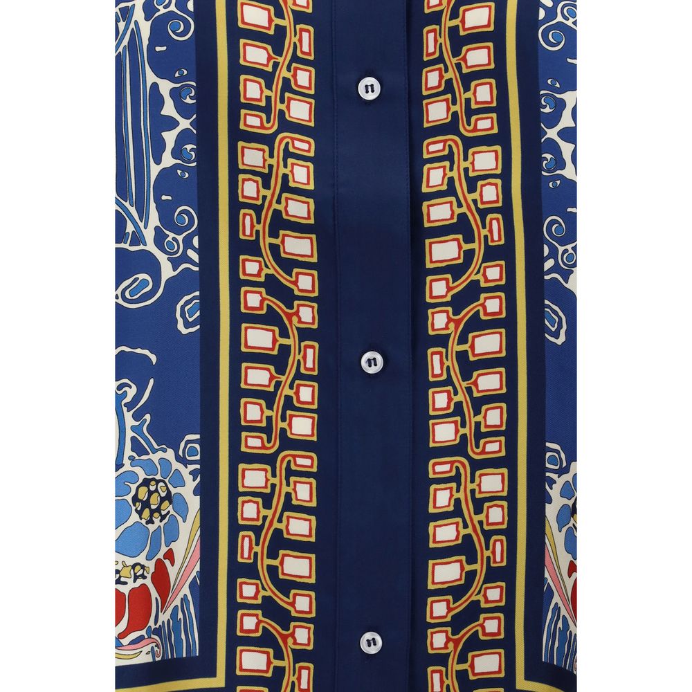 La Double J Multicolor Silk Shirt