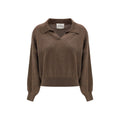 Lisa Yang Brown Cashmere Sweater