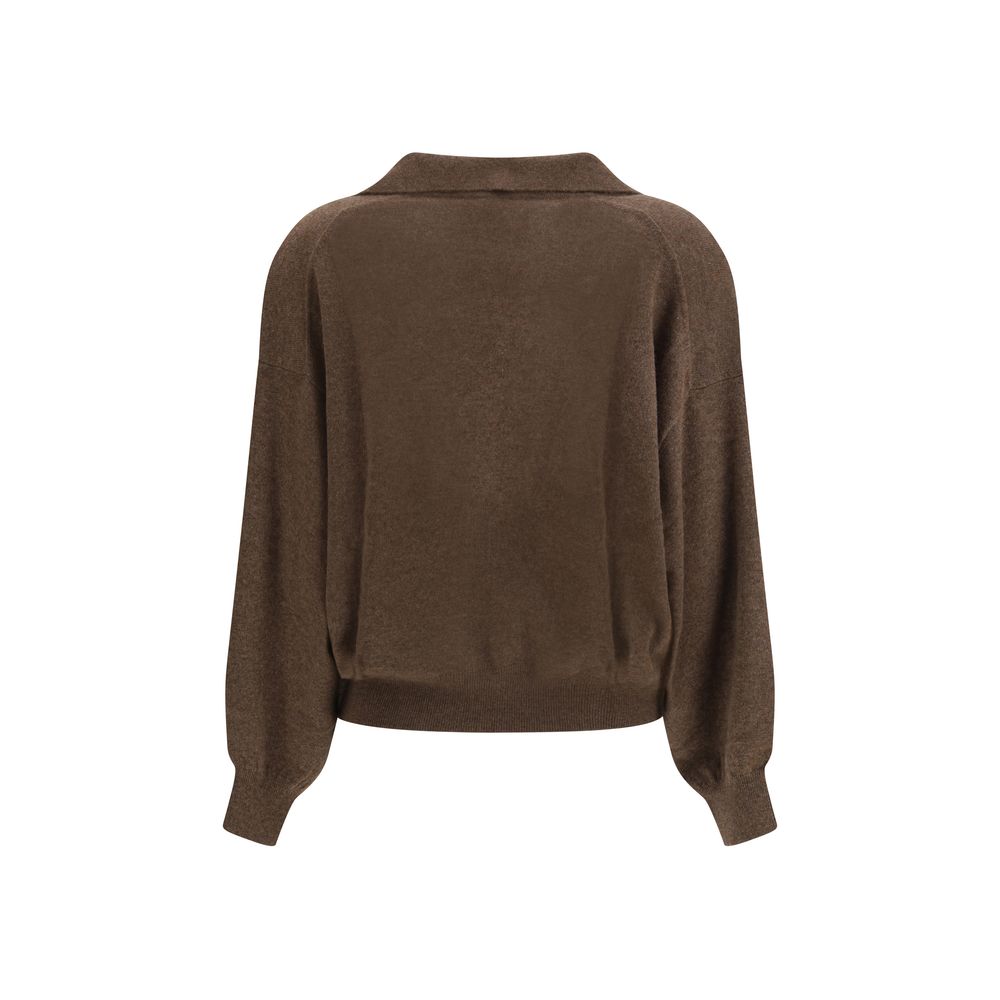 Lisa Yang Brown Cashmere Sweater