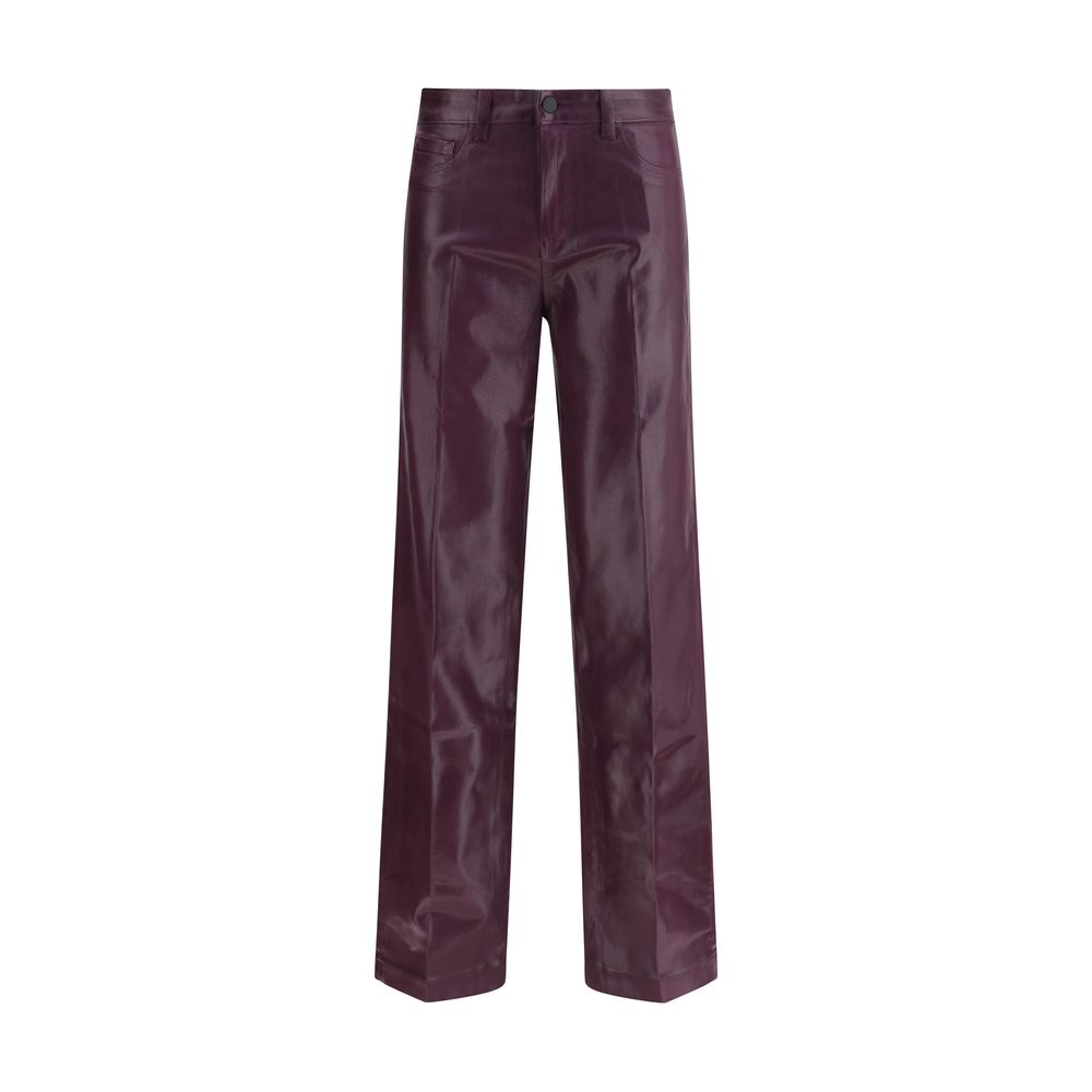 L'Agence Multicolor Cotton Flared Jeans