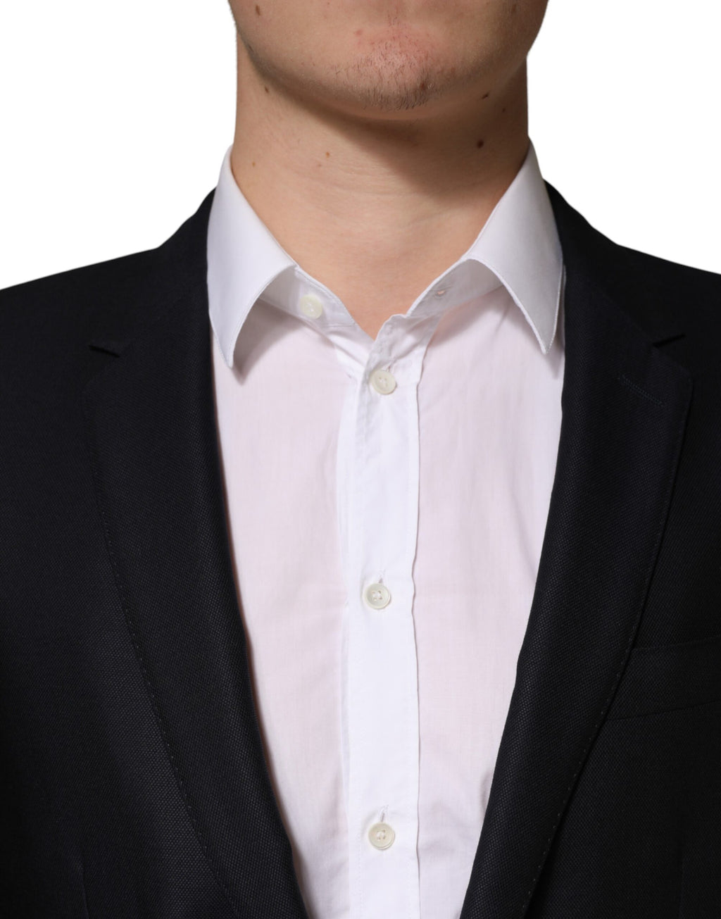 Dolce & Gabbana Blue MARTINI Single Breasted Jacket Blazer