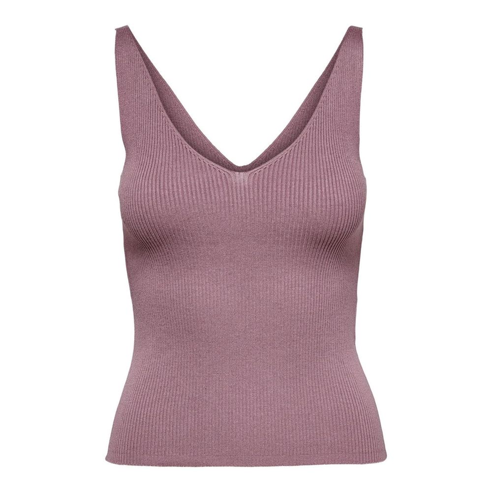 Jacqueline De Yong Purple Nylon Tank Tops