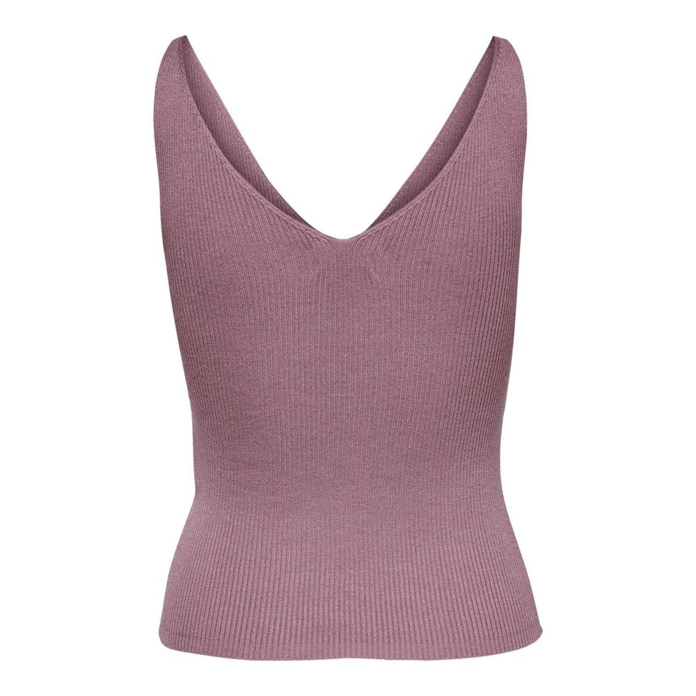 Jacqueline De Yong Purple Nylon Tank Tops