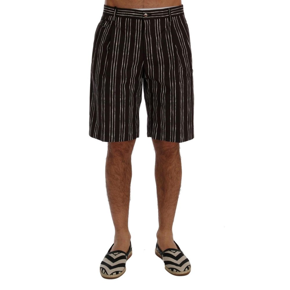 Dolce & Gabbana Bordeaux Cotton Knee Length
