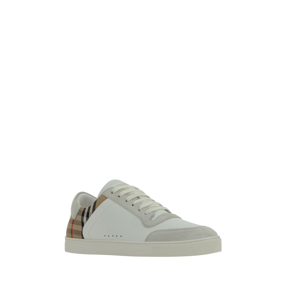 Burberry White Rubber Sneakers