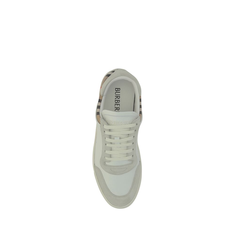 Burberry White Rubber Sneakers