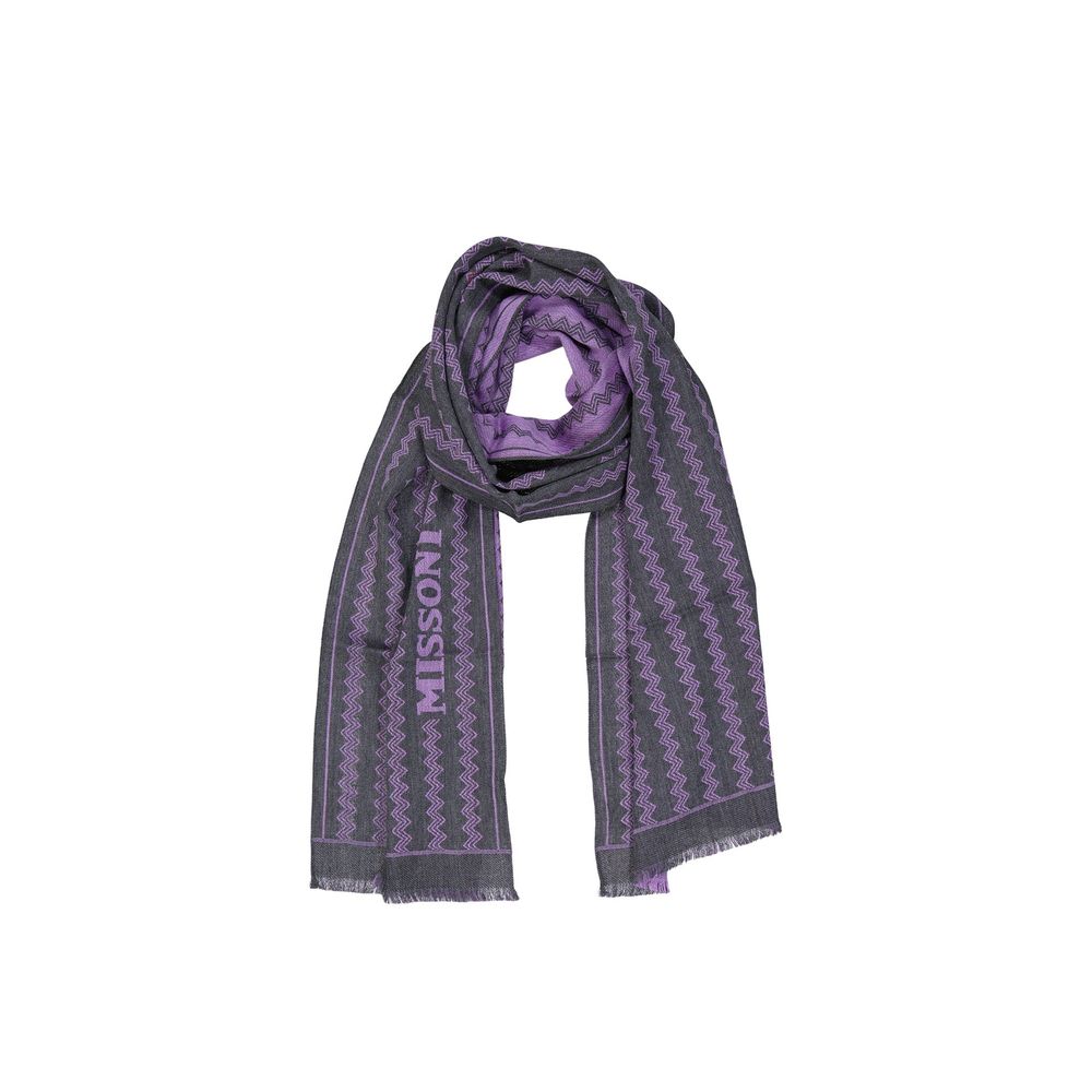 Missoni Gray Wool Scarf