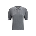 Lisa Yang Gray Cotton Dress Shirt